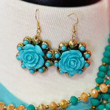Dakota Blossom Flower Earrings