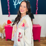 Floral Rush Hooded Top - FINAL SALE