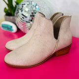 Vanish Cream Crackle Booties By Corkys - LAST ONES FINAL SALE