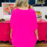 Life Ahead Top - Neon Fuchsia
