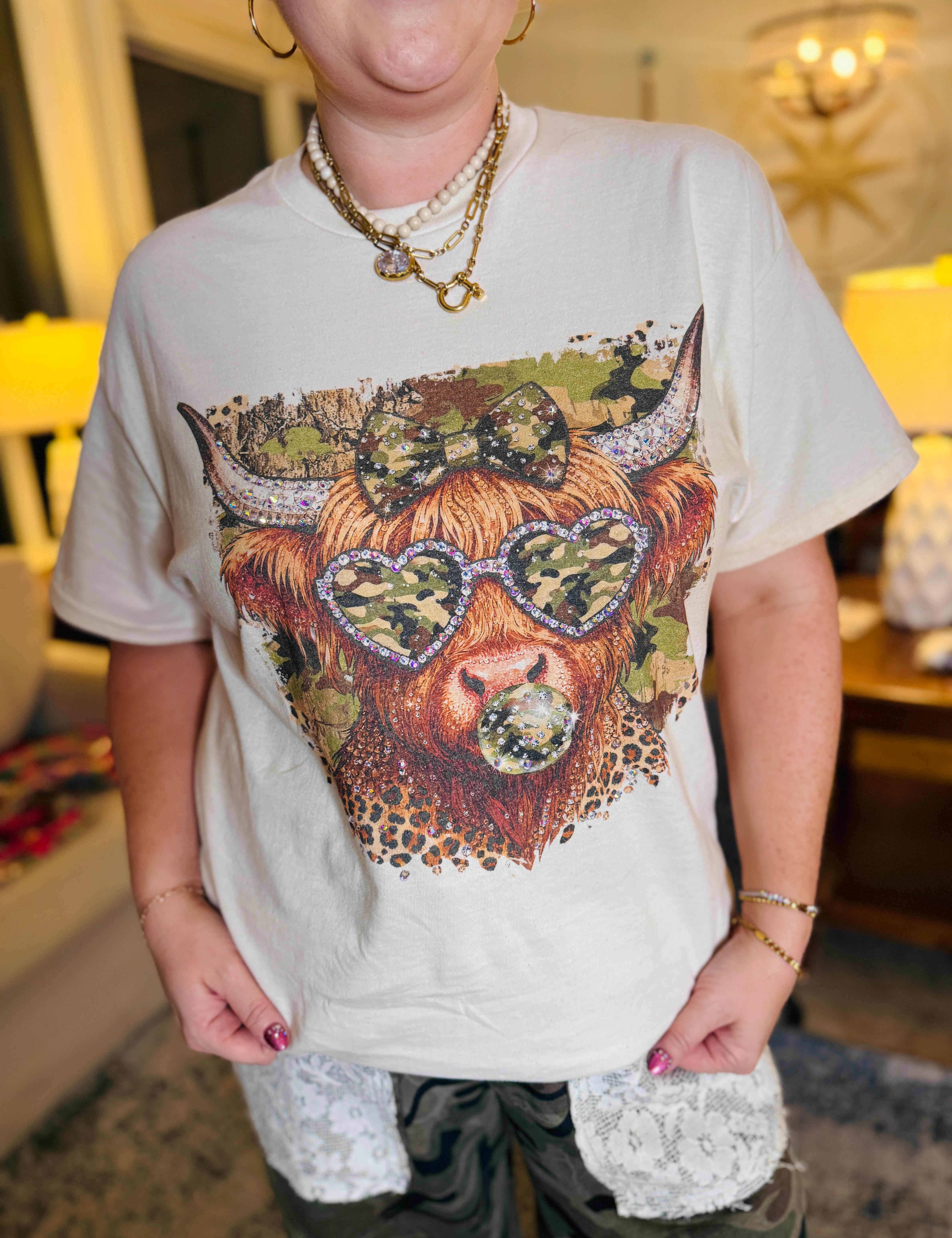 Country Camo Cutie Boujee Tee