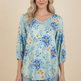 Chase The Sun Top - Sage/Blue