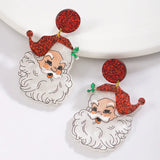 Santa Glitz Earring