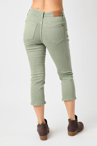 Mary Mid Rise Capri by Judy Blue PREORDER