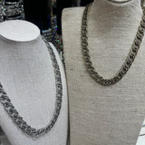 ATG LIVE Circle Etched Chain- Silver or Gold