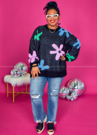 Jadie Floral Sweater - 3 Colors