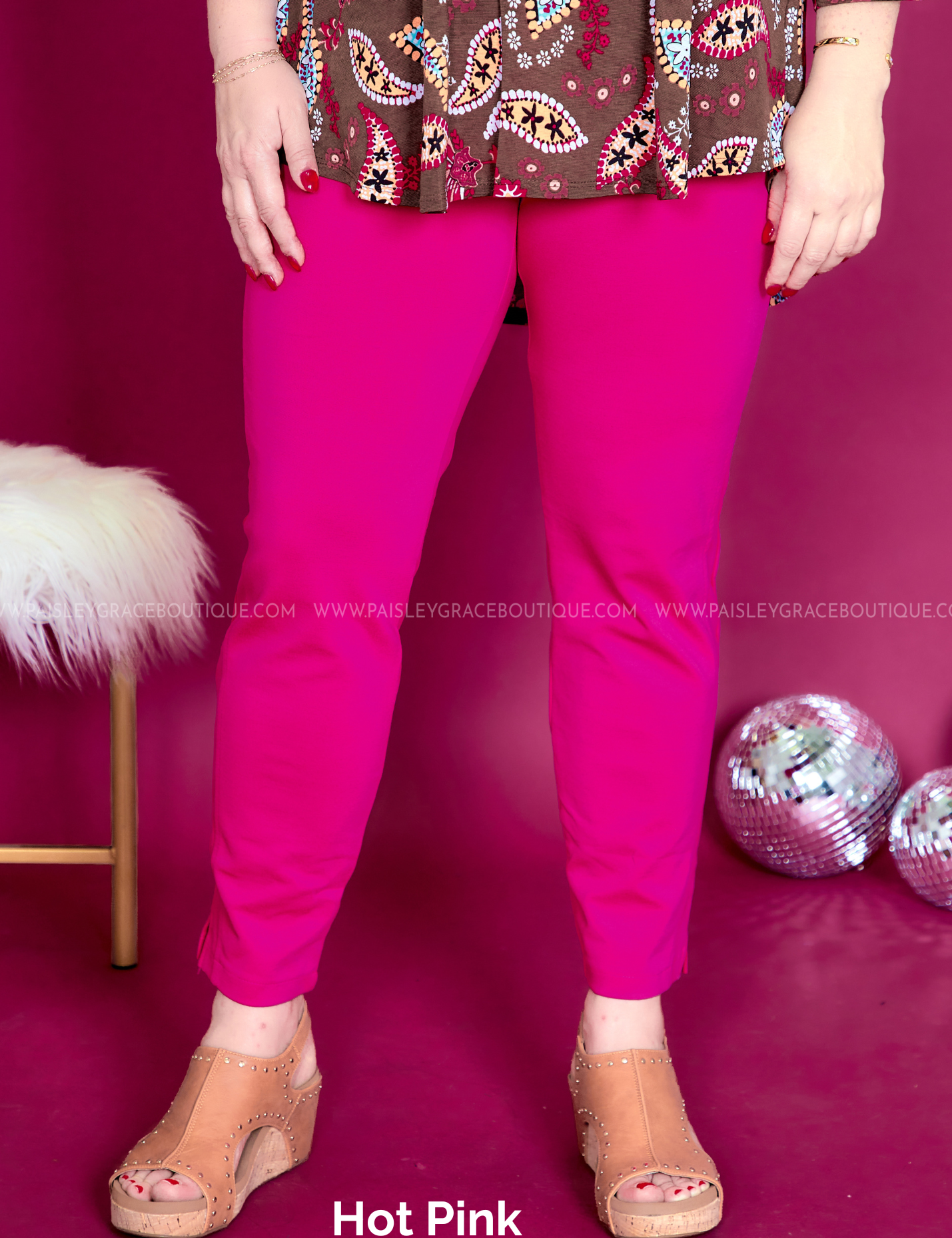 Chic Solid 28” Skinny Pants - FALL* LAST ONES FINAL SALE *