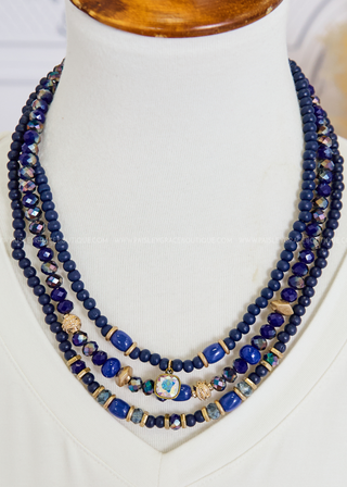 Rebekah Bead Necklace by Pink Panache