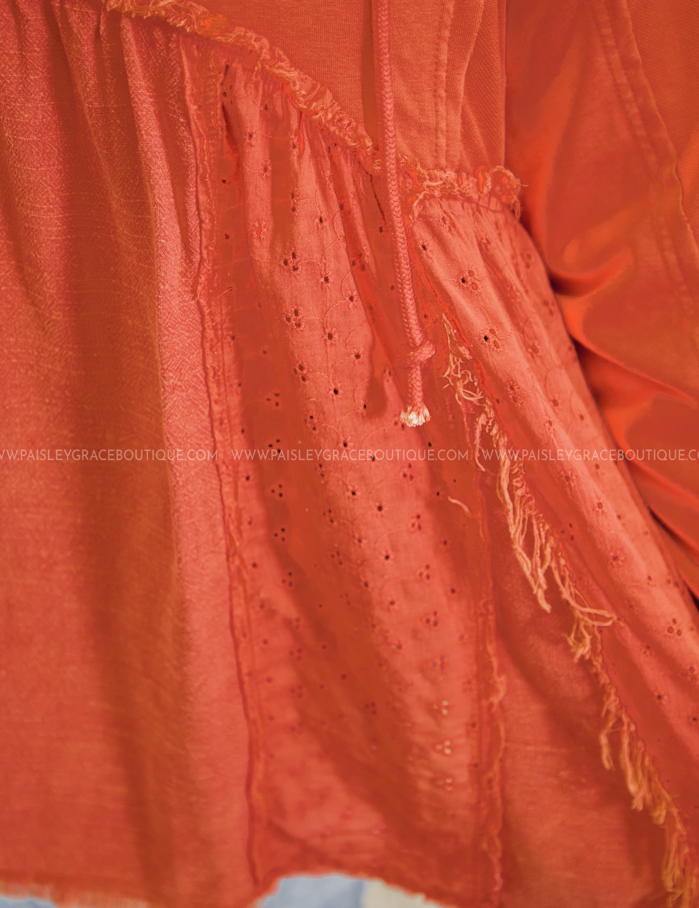 Secret Hideaway Hooded Top - Rust* LAST ONES FINAL SALE *