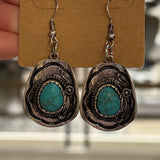 Saddle Up Turquoise Earrings - PREORDER