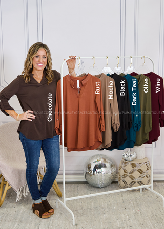 Rhea Top  - 7 Colors - WICKED DEAL