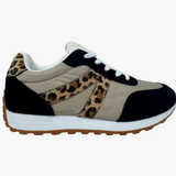 Joel Sneakers by Very G - Black Leopard