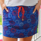 Red White and Boom Skort