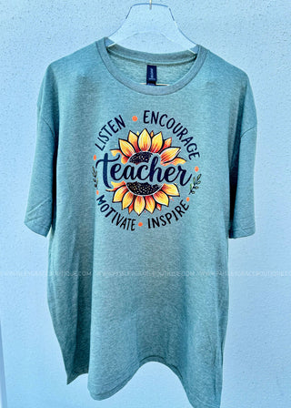 Sunflower Teacher Graphic Tee