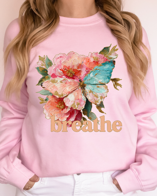 Breathe Watercolor Sweatshirt
