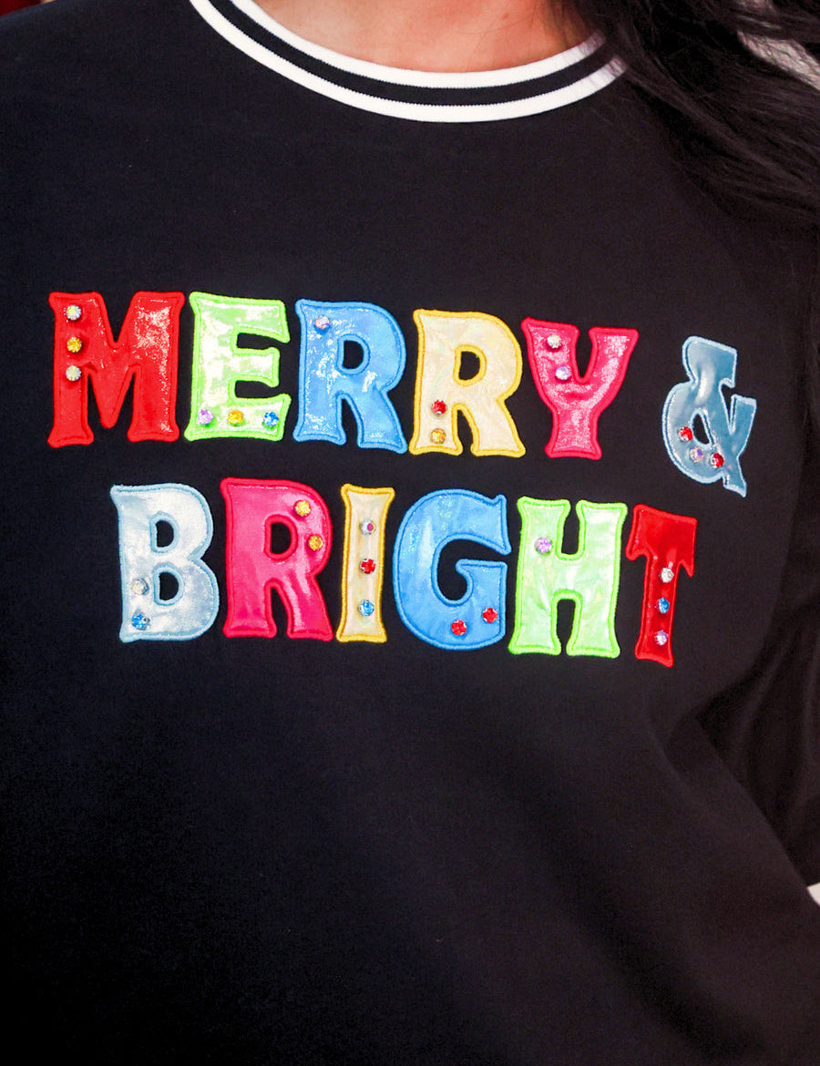 PREORDER- Merry & Bright Foil Pullover