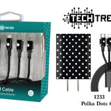 Polka Dots 3in1 Charging Set