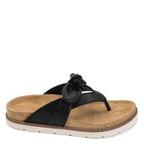 Never Settle Sandals by Corkys - Black - PREORDER