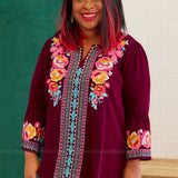 Feeling Sweet Top - Wine - LAST ONES FINAL SALE