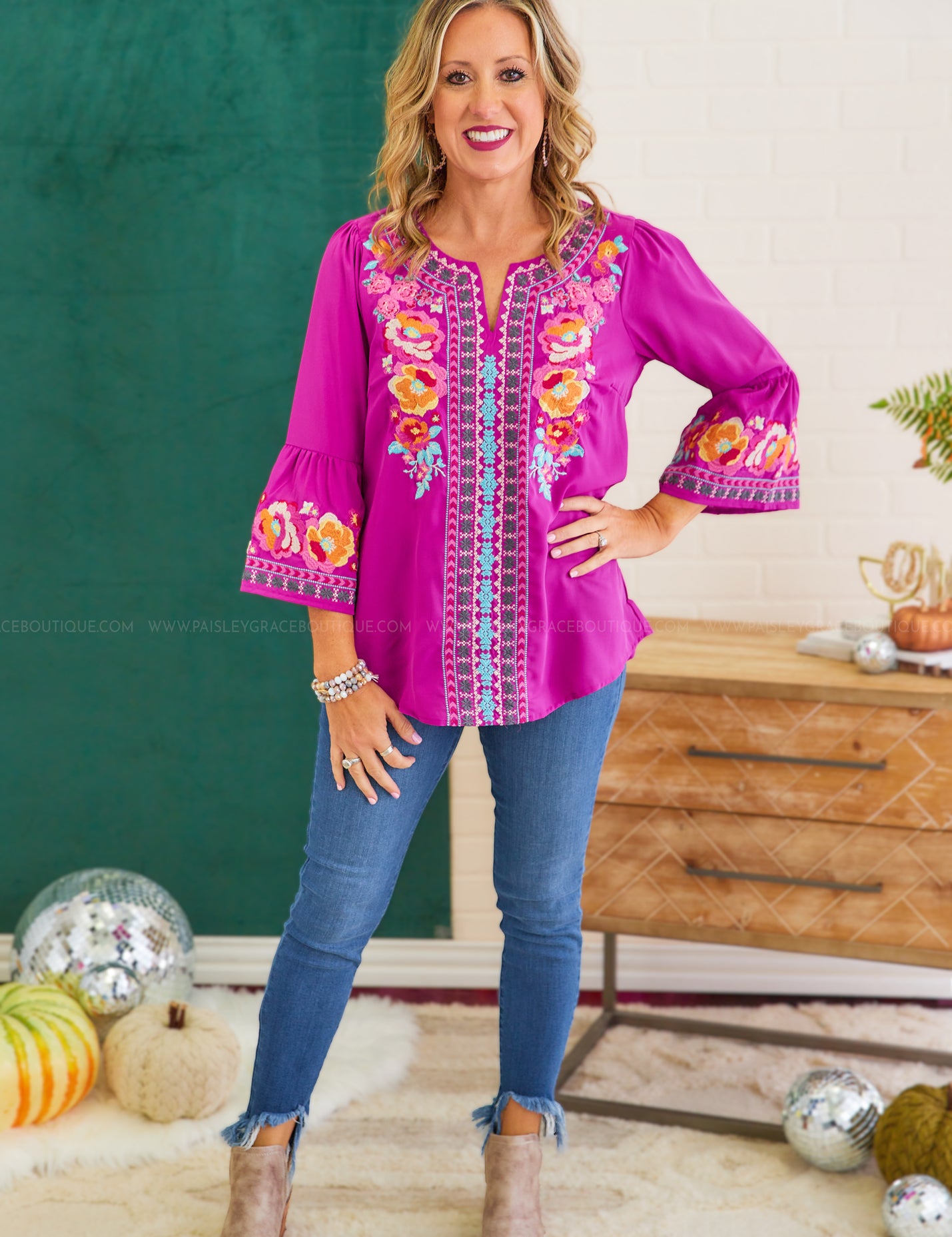 Feeling Sweet Top - Magenta FINAL SALE