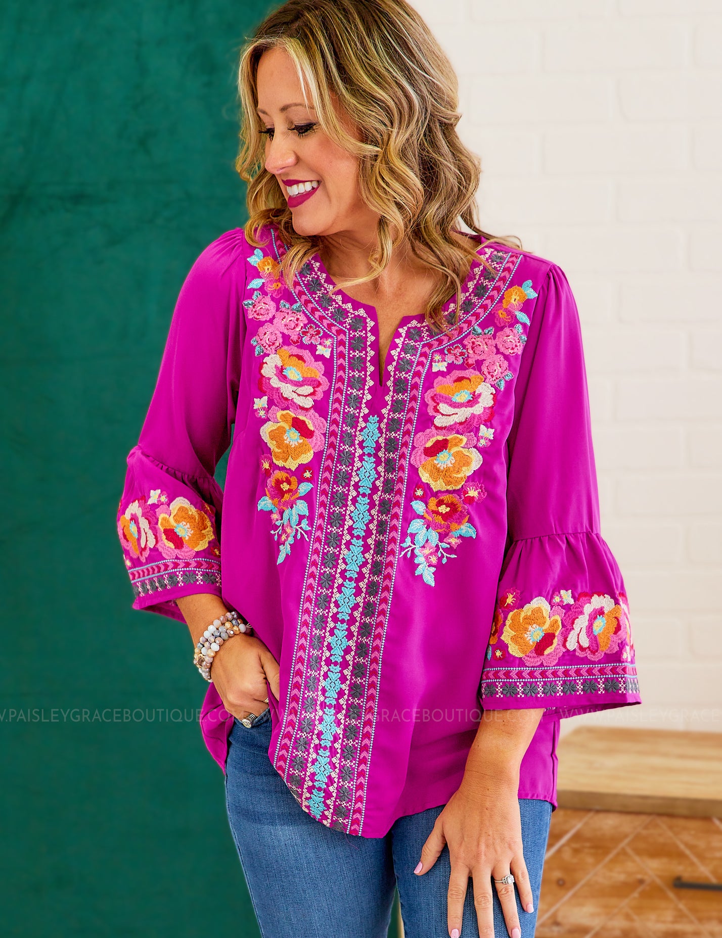 Feeling Sweet Top - Magenta FINAL SALE