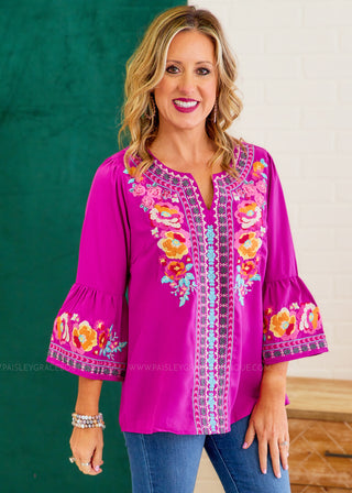 Feeling Sweet Top - Magenta FINAL SALE