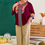 Feeling Sweet Top - Wine - LAST ONES FINAL SALE