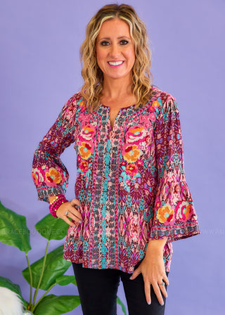 Graceful Reflections Top - FINAL SALE