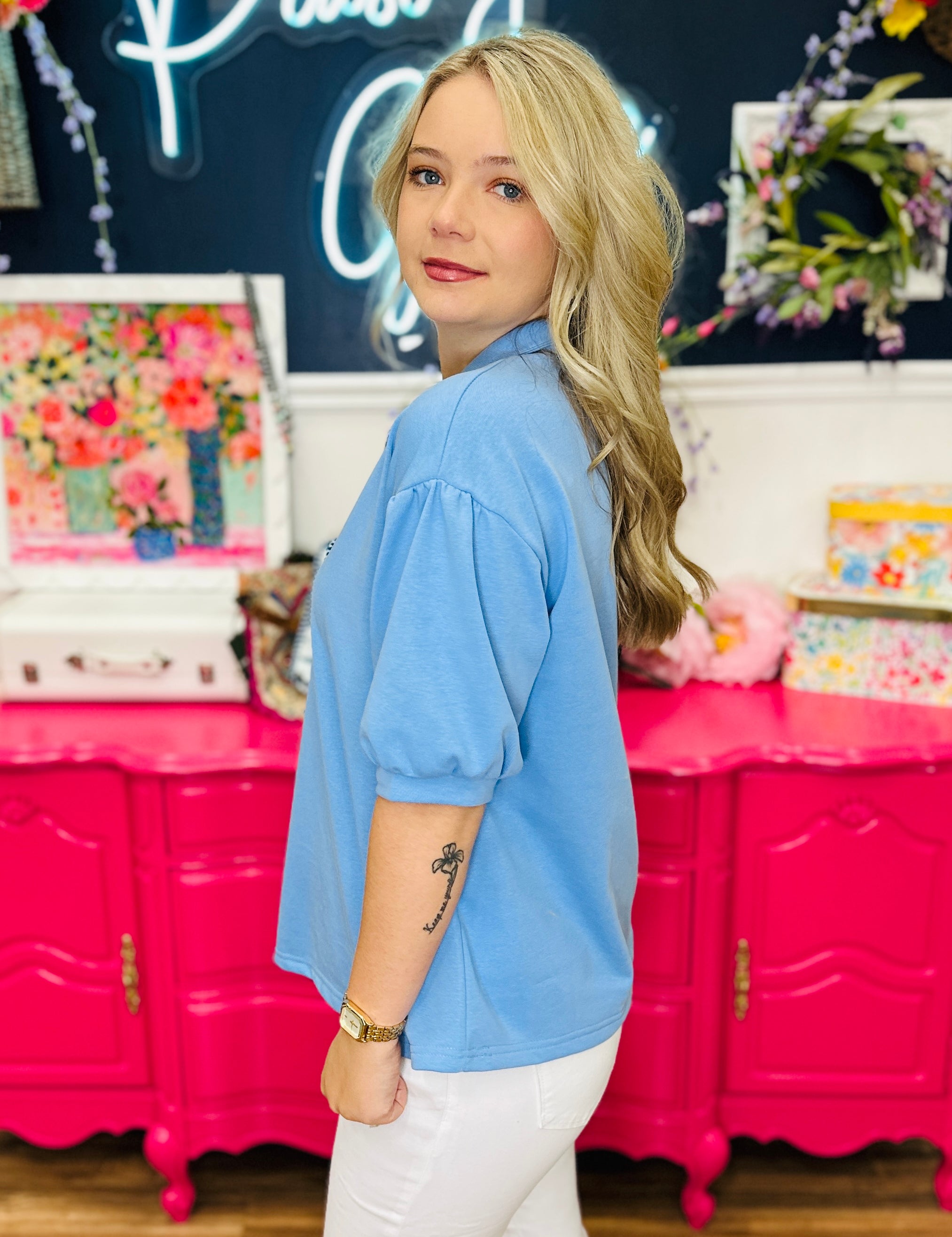 Bluebonnet Breeze Top