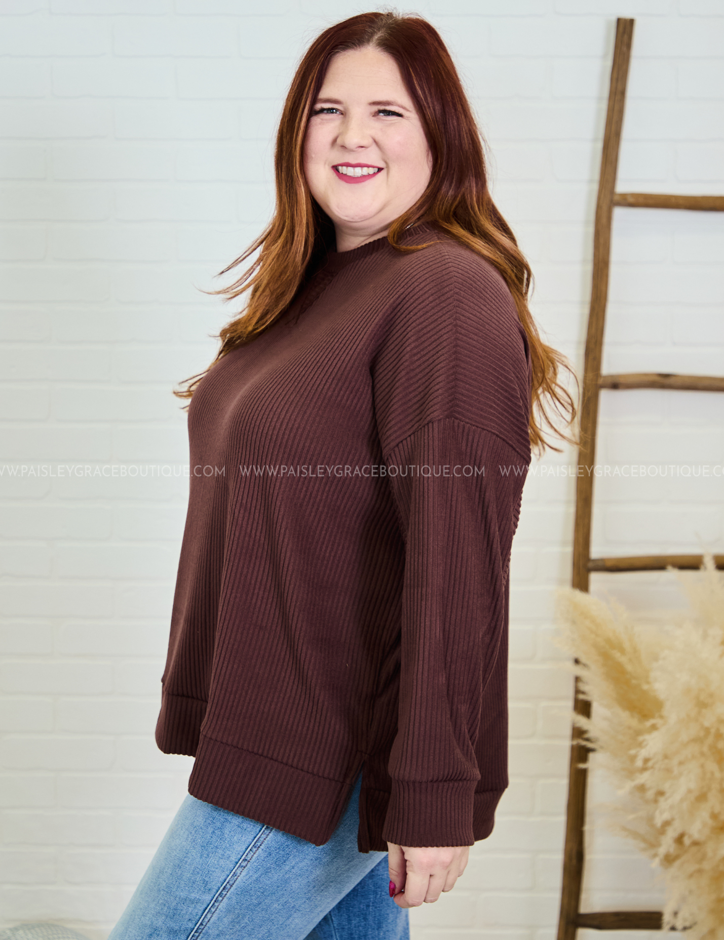 Slay It Again Top - Chocolate* LAST ONES FINAL SALE *