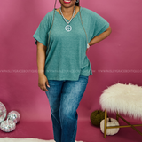 Catch My Drift Top - Teal* FINAL SALE *