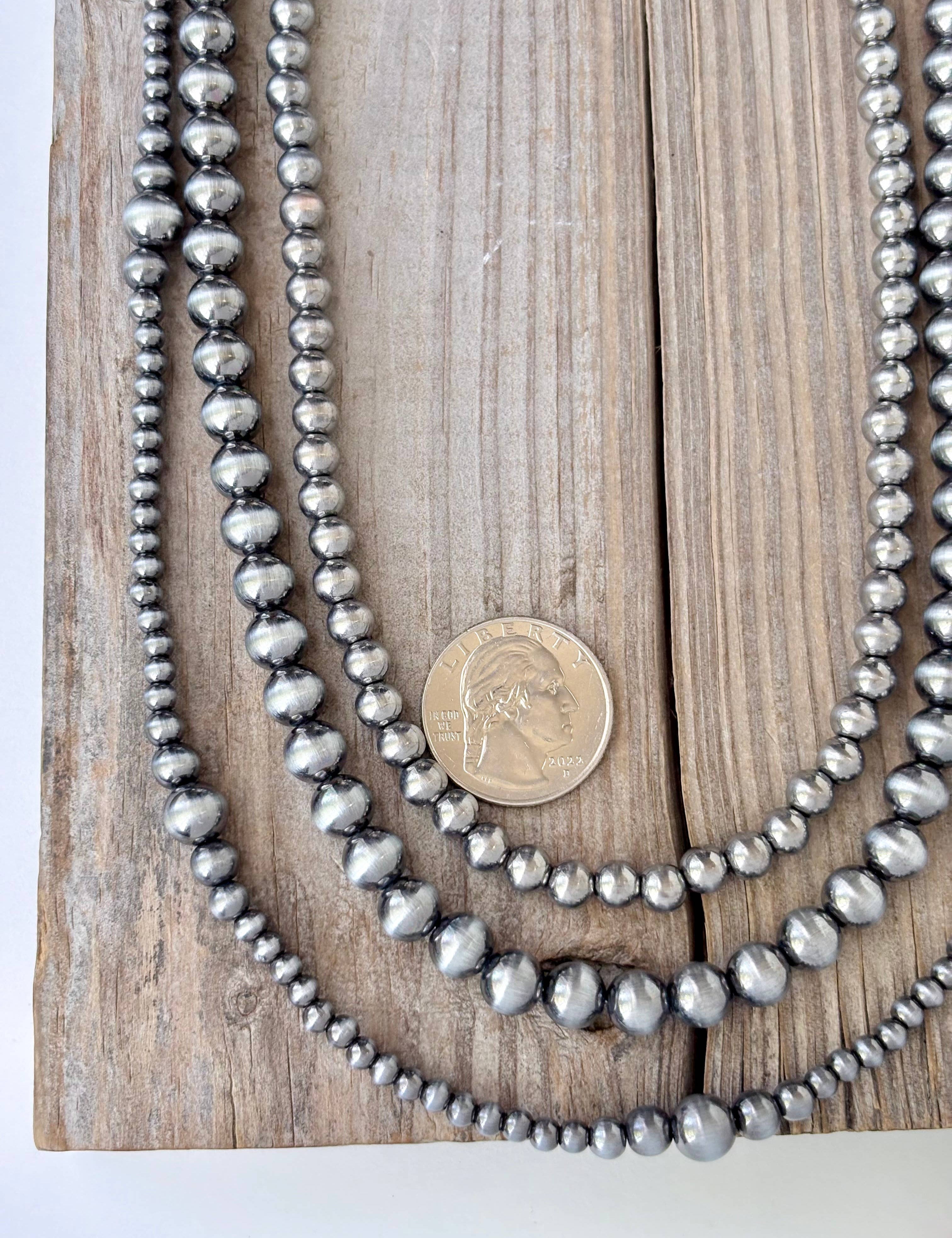 Aurelie Layered Navajo Pearl Necklace