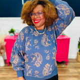Pretty In Paisley Pullover *Final Sale*