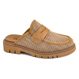 Am I Right Mules - Raffia  PREORDER