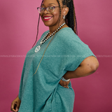 Catch My Drift Top - Teal* FINAL SALE *