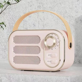 Vintage Bluetooth Speaker - Pink