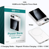 10,000 mAh Power Bank Wireless Charger  - PREORDER