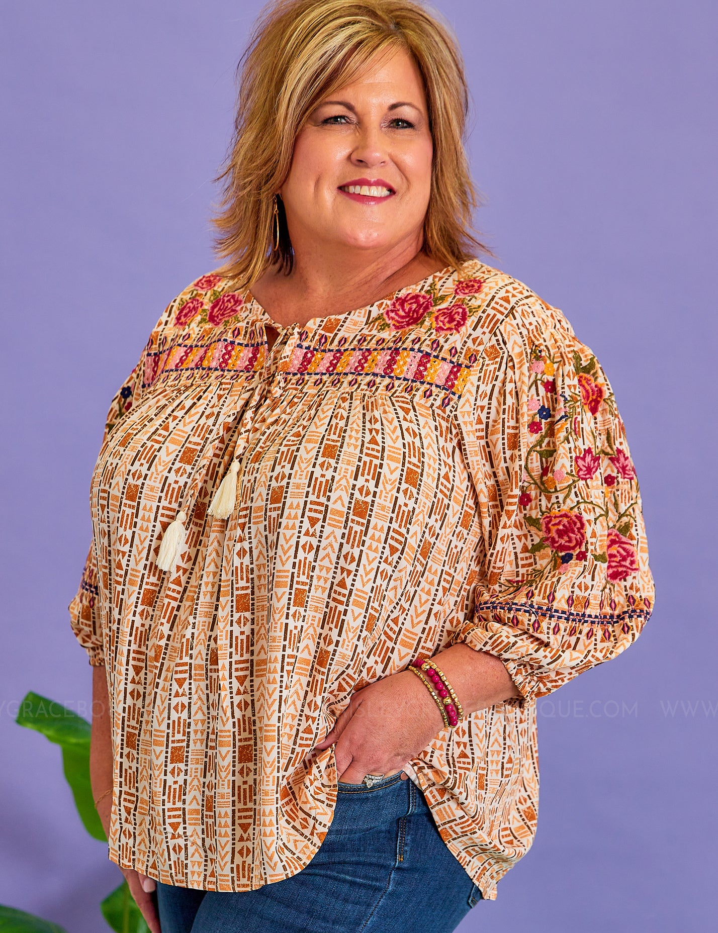 Center Of My World Top* FINAL SALE *