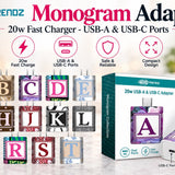 Monogram Fast Charging Adapter - PREORDER