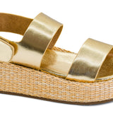 Heatwave Wedge Sandals - Gold by Corkys - PREORDER