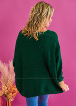 Load image into Gallery viewer, Score An Invite Sweater - Hunter Green - FINAL SALE
