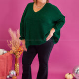 Score An Invite Sweater - Hunter Green* FINAL SALE * - WHS24
