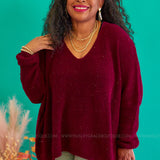 Score an Invite Sweater - Wine* LAST ONES FINAL SALE *
