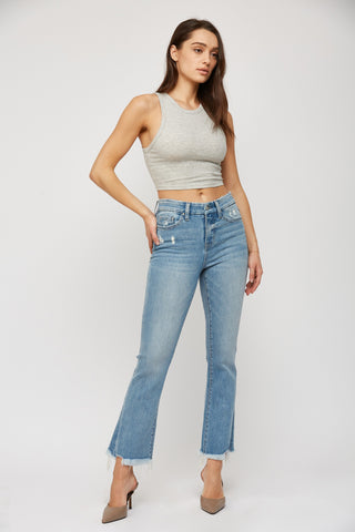 High Rise Crop Flare - PREORDER