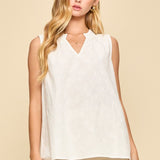Camellia Sleeveless Top - 6 Colors PREORDER