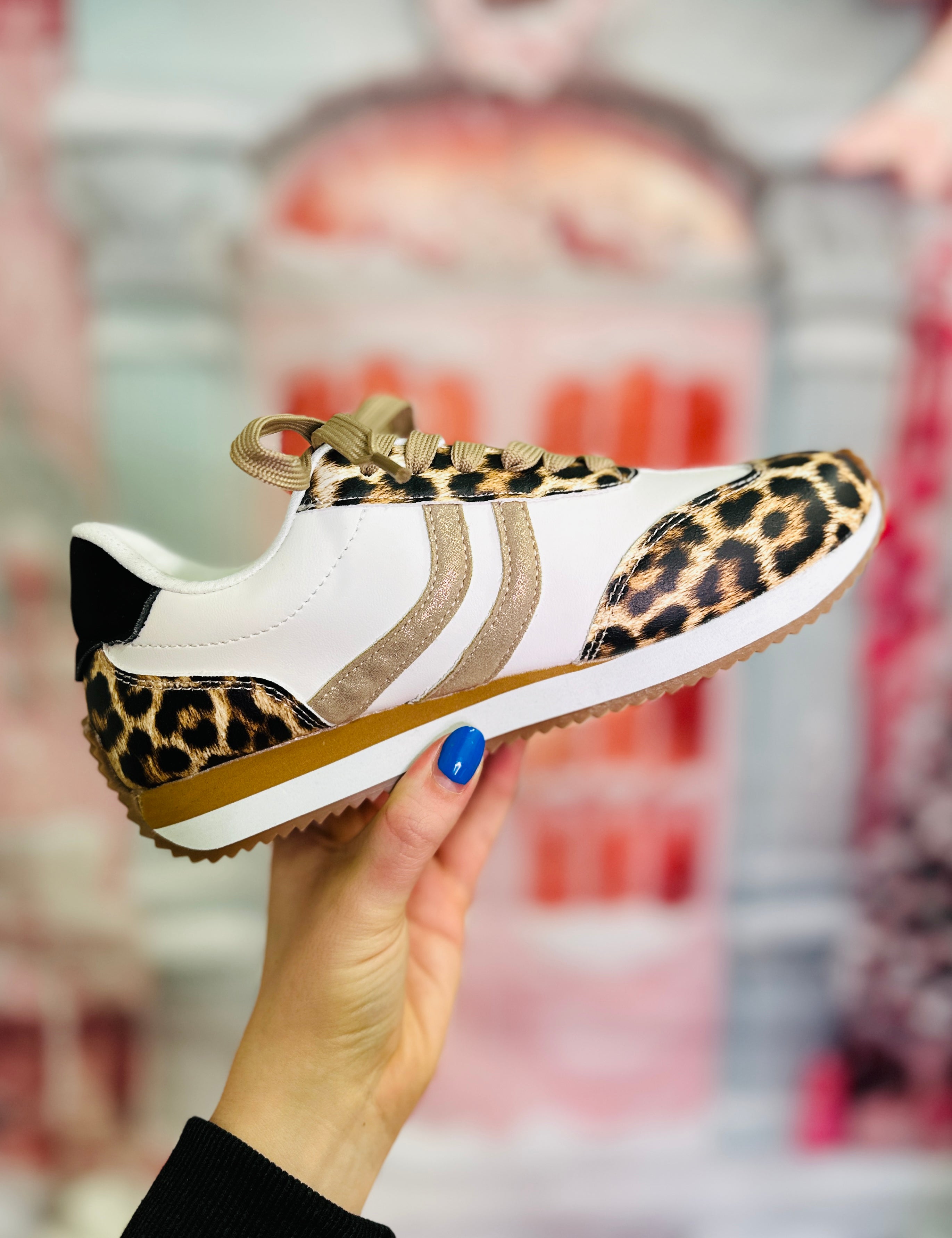 Kickoff Leopard Combo Sneakers by Corkys