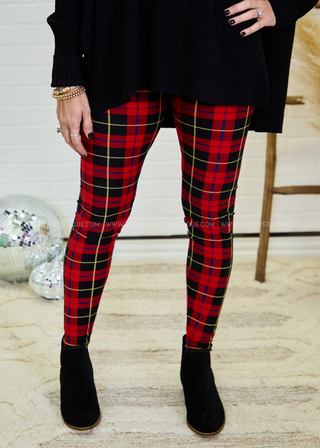 Plaid-tastic Leggings - Butter Soft - DOORBUSTER