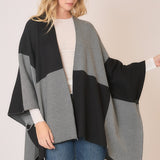 CozyCo Plaid Blanket Poncho* FINAL SALE *