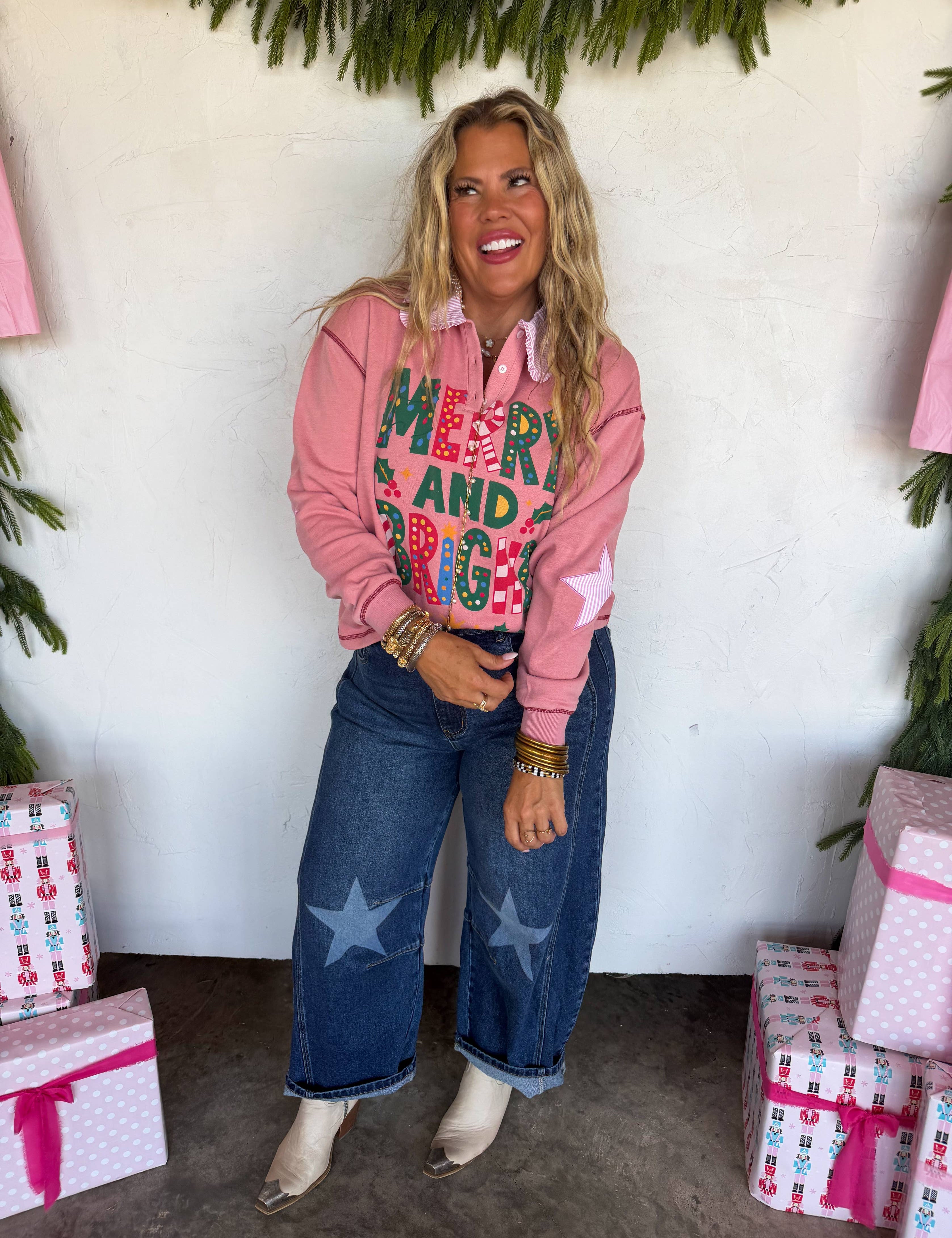 MAKING SPIRITS BRIGHT PULLOVER Blakeley - PREORDER