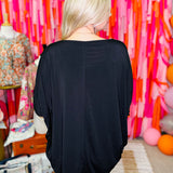 Pretty Little Detour Top - Black